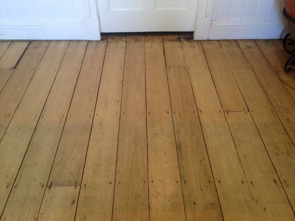 Pine Hardwood Floor Renovation